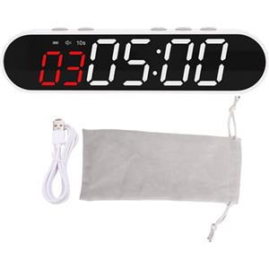 Cryfokt Timer Fitness a Intervalli, Cronometro Sportivo con Magnete Portatile per Allenamento con Batteria da 1500 mAh e Telecomando per Palestra di Casa, Allenamento Personale