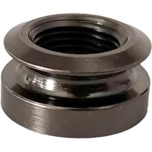 Luwecf Pickup Tail Jack per Chitarra, Pulsante Terminale, Accessori Rotondi in Metallo, Prese di Ricambio per Terminali per Chitarre Acustiche E Bassi, Grigio