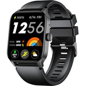 Doomixs Orologio Smartwatch Donna Fitness Watch: 1.83" Schermo Smart Watch con Chiamate Bluetooth Risposta Vivavoce 100+ modalità Sport Frequenza Cardiaca da Polso Activity Tracker Contapassi per Android iOS