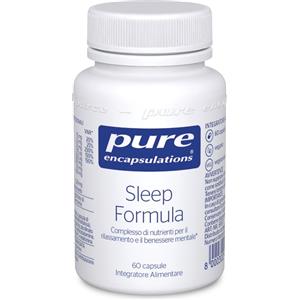 NESTLE' ITALIANA SpA PURE ENCAPSULATIONS SLEEP FORMULA - Integratore per Rilassamento e Benessere Mentale, 60 Capsule Senza Glutine