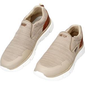 LEOSS ORIGINAL Scarpe Running Uomo Scarpe Comode a Scatto Leggeri Supporto Plantare Respirabili Senza Cinturini Facili da Mettere Corsa Leggera (Cachi, 41 EU, MLE250487-8)