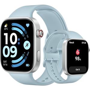 XIAOMI Redmi Watch 6, Smartwatch Uomo Donna, Activity Tracker AMOLED 2.07'' con Monitoraggio di Frequenza Cardiaca, 150+ modalità sportive, Autonomia 24 giorno, 5ATM, GPS, Android&iOS, Blu