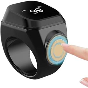 Generic Conteggio digitale ad anello - Elettronico, contaditori, dispositivo portatile clicker | Contanumeri compatto per fitness, sport, riunioni, monitoraggio attività, esercizio di golf, uso quotidiano, hu