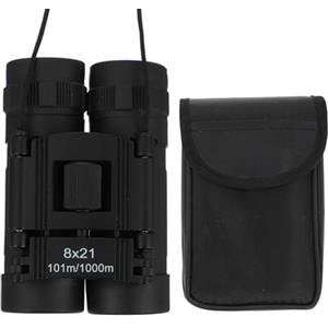 LALADEFIEE Binocolo Portatile 8x21 Compatto e Leggero Impugnatura Antiscivolo in Abs e Vetro per Visione Notturna e Osservazione degli Uccelli