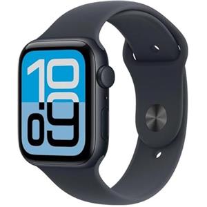 Apple Watch SE 3 GPS 40mm Smartwatch con cassa in alluminio Midnight con cinturino sportivo Midnight M/L. Fitness e Sleep Tracker, cardiofrequenzimetro, display sempre acceso, resistente all'acqua