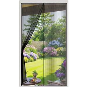 KUOGAS Zanzariera Porta Finestra 120 x 240 cm, Zanzariera Magnetica Porta Finestra, Zanzariere Magnetiche per Porte Finestre, Della Terrazza per ll Soggiorno Balcone