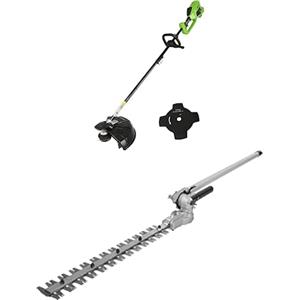 Greenworks decespugliatore a batteria 40V + Greenworks Accessorio Tagliasiepi