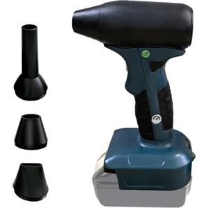 GOMETY Turbo Jet, soffiatore di violenza per auto, soffiatore di foglie per batteria M-a-k-i-t-a18 V, ventilatore portatile ad aria, ventola ad aria regolabile, per neve e fogliame (senza batteria)