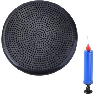 Mikiuly Cuscino Propriocettivo, Balance Disc, Cuscino per l'Equilibrio, Disco per Allenare la Stabilità, Cuscino Gonfiabile per Migliorare la Postura, per Yoga, Pilates, con Pompa a Mano,33 cm