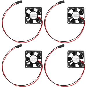 ECSiNG 4 Pezzi DC 5V Ventola di Raffreddamento 35x35x10mm Ventola di Raffreddamento Senza Spazzole 2 Pin Mini Ventola di Raffreddamento con Connettore A 2 Pin per Computer Modello di Stampante