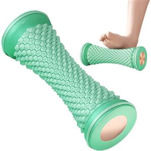 Liqzirtu Fascia Roller - Massaggiatore per piedi con rullo, massaggiatore per piedi, palla per massaggio muscolare portatile per | Massaggio muscolare dei tessuti profondi, strumenti e dispositivi per ma