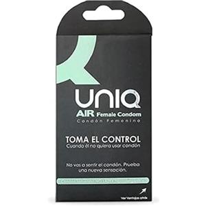 UNIQ Aria preservativa femminile, 3 pezzi.