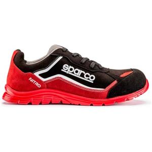 Sparco - Nitro Marcus ESD S3L SR FO - Scarpe Antinfortunistiche Running Unisex - Calzature da Lavoro Idrorepellenti - Puntale Composito - Suola Antiscivolo - Traspiranti - EU 47