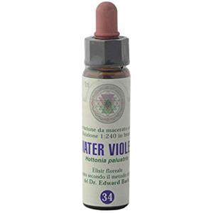 farmaflor Water Violet Nr. 34 Princeps Fiori di Bach Originali Gocce 10ml