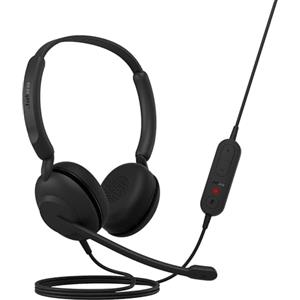 Jabra Novità Evolve 10 Cuffie - con microfono con cancellazione del rumore per PC/laptop - USB-A - Certificazione TCO - Leggere - Controlli per chiamate/volume per riunioni online - Nero