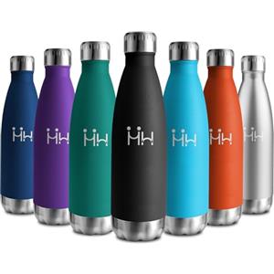 KollyKolla Borraccia Acciaio Inox 750ml, Bottiglia Termica Doppia Parete, Senza BPA, A Prova di Perdite, Antigoccia, Bottiglia Acqua Ideale per Adulti, Scuola, Ufficio, Sport, Escursioni, Viaggi, Campeggio
