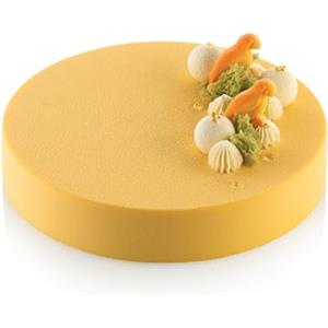 Silikomart | Stampo in Silicone per Monoporzioni PERLA 20, Antiaderente, 1 Cavità, Confezione da 1 Stampo per Dolci, Ø 200 h 40 mm Volume 1252 ml