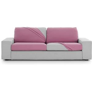 Eysa Copridivano bielastico per seduta e schienale misura XL colore rosa disegno Harlem