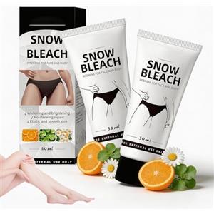 HOUSN 2 pezzi di crema sbiancante sottomarino, anti macchie di pigmento e melanina per collo, ascelle, ginocchia, gomiti, interni cosce, donne e uomini, 60 ml