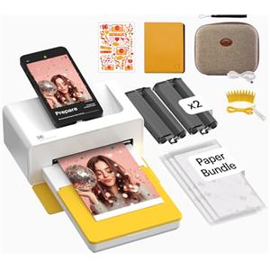 Kodak Dock Plus PD460, Stampante Fotografica Portatile per Smartphone, 10 x 15 cm, Confezione di Accessori da 50 Carte Fotografiche