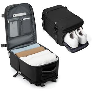 BJLFS Zaino Ryanair 40x30x20 Donna Zaino da Viaggio aereo Bagaglio a mano 40x30x20 Sottovuoto con porta scarpe Borse da Cabina per Wizzair Zaini Casual impermeabile per laptop da 14 pollici