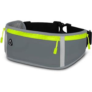 ONEFLOW Active Pro - Cintura da corsa per Xiaomi, con 3 scomparti, traspirante, per sport, per jogging, cellulare, marsupio, impermeabile, da corsa, Clear Mind, Xiaomi MIX Flip, Utility