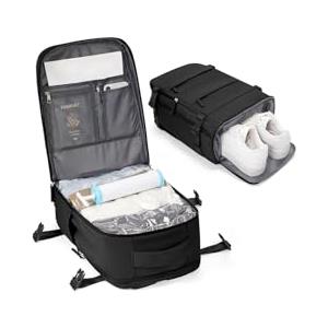 BJLFS Zaino Ryanair 40x30x20 Sottovuoto con pompa Zaino da Viaggio aereo Cabina 40x30x20 Impermeabile Bagaglio a Mano Wizzair Sottovuoto Borse da Cabina per Easyjet 45x36x20 Zaino Airback Donna