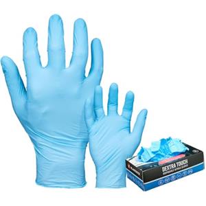 Blackrock Guanti monouso in nitrile Guanti in gomma non sterile multiuso per uso industriale, senza polvere, senza lattice, di grado alimentare Ogni confezione contiene 100 pezzi blu