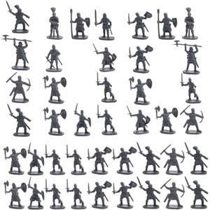 Generico Soldatini - Figure Di Guerrieri Antichi In Miniatura Da 100 Pezzi, Visualizzazione Modello Statico Dettagliato Per Giochi Da Tavolo E Progetti Educativi | Ragazzi E Ragazze, Decorazioni Per Torte, Set