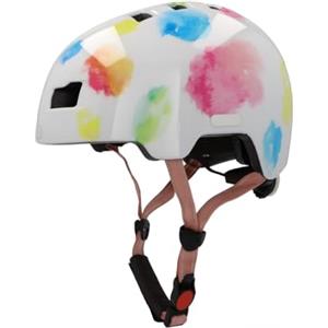FISCHER BMX Casco da bicicletta, casco da bici Dirt Bike Plus Splash, S/M, 54-59 cm, colorato, con luce posteriore LED integrata