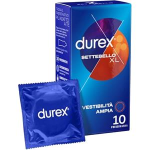 Durex Comfort XL Preservativi Extra Large (57 mm), 24 Profilattici, Maxi Formato Esclusiva Online