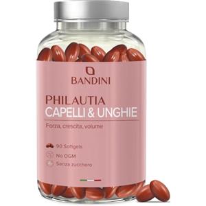 Bandini® Capelli & Unghie, Integratore Alimentare Fortificante per Capelli (Crescita e Volume) | Supporto per Capigliatura e Unghie Forti con Omega-3, Vitamine e Minerali