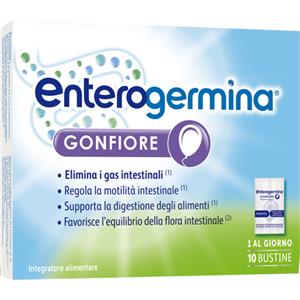 Enterogermina gonfiore 10 bustine bipartite