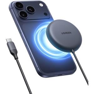 UGREEN Zapix Qi2 25W Certificato Caricatore Wireless iPhone MagSafe Compatibile con iPhone 17 16 15 14 13 12 Air Plus Pro Max, Caricatore Magnetico Carica Rapida con Cavo Lungo 1.5M