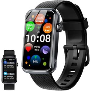 Fempoin Smartwatch per uomo e donna, consumo ultra basso, orologio fitness impermeabile IP68 con display AF da 1,47", fitness tracker con frequenza cardiaca 24/7/monitor del sonno/24 modalità sportive