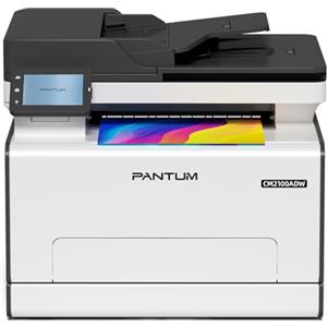 PANTUM Stampante Laser Colori CM2100ADW, Stampante multifunzione a colori per stampa, copia e scansione con ADF, Stampa fronte/retro automatica, WLAN NET USB, 20ppm, per la casa e l'ufficio
