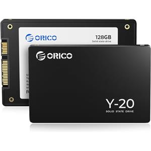ORICO 128G SSD SATA III 6Gbps 2.5" Interno SSD, Fino a 500 MB/s Velocità di Lettura, Unità a Stato Solido Interne Compatibile con Laptop e Desktop PC - Y20