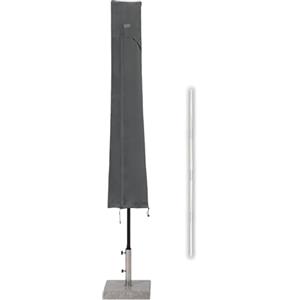 Sekey Telo protettivo per ombrellone con asta, copertura per ombrellone da giardino Ø 350 cm/200 x 300 cm, con aperture di ventilazione, copertura per ombrellone di mercato/balcone, impermeabile