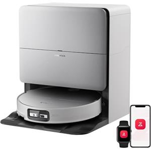 roborock Saros 20 Sonic Robot Aspirapolvere 36.000Pa, Motore HyperForce, Doppio Sistema Anti-Groviglio, AdaptiLift Chassis Supera Soglie da 8,8 cm (Bianco)