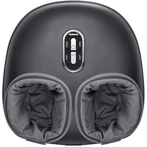 Nekteck Massaggiatore per piedi con calore, macchina per massaggio shiatsu per piedi profondo, compressione dell'aria, migliora la circolazione sanguigna e il benessere del piede (grigio scuro)