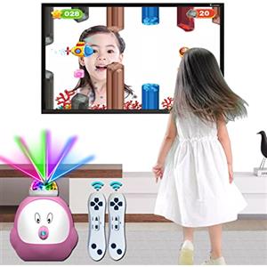 YRPRSODF Console di gioco per bambini e adulti, sistema di videogiochi retrò con100+ giochi, 17 giochi AR per fotocamera,2 controller di gioco, regalo giocattolo per ragazzi e ragazze dai 3 anni in su