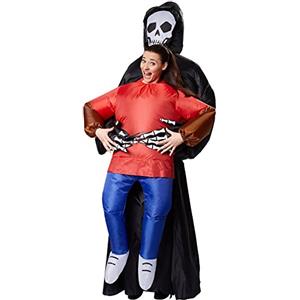 dressforfun TecTake dressforfun Costume autogonfiabile con Grande mietitrice Unisex | Gonfiabile in pochi Secondi | Massima libertà di Movimento | Alimentazione a Batteria