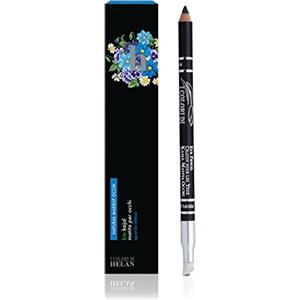 Helan - Matita Nera Occhi, Make Up Luminoso, Matita Occhi Morbida e Facile da Stendere con Vitamina E e Oli Vegetali, Kajal Occhi Nero Bio per Sguardo Intenso, Trucchi Donna e Uomo Makeup Occhio, 1 ml