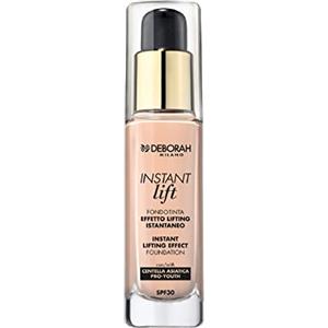 Deborah Fondotinta Instant LIft N.0 Fair Rose SPF30, Lunga Tenuta, Effetto Lifting, Texture fluida e leggera, con Polveri Soft Focus che donano Radiosità Istantanea