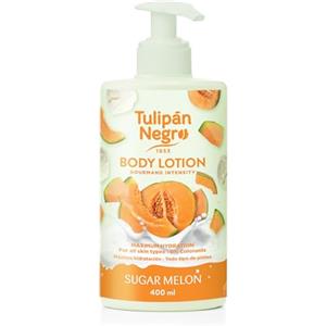 TULIPAN NEGRO Tulipano Nero Lozione Corpo con dosatore Sugar Melon, massima idratazione 400 ml, intensamente profumato e per tutti i tipi di pelle