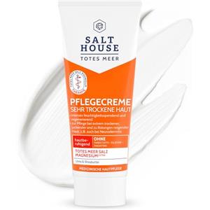 SALTHOUSE Crema per la cura del mare morto per pelli estremamente secche e irritate - Crema con minerali del Mar Morto, magnesio del Mar Morto, urea e burro di karitè, come anche per dermatite atopica