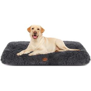 Nobleza Cuscino per Cani Taglia Grande, Cuccia Cane Interno, Peluche Morbida Lettino per Cani, Lavabile in Lavatrice, Materassino Cane con Fondo Antiscivolo, 110x73cm