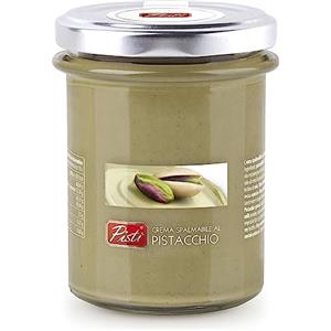 Pistì - Crema Spalmabile al Pistacchio - Con Pistacchi Verdi Selezionati, Lavorazione Artigianale, 100% Naturale - 200 grammi