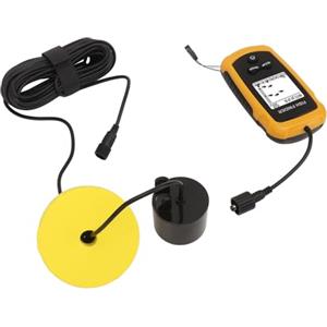 Zerodis Ecoscandaglio Portatile con Display LCD Sonar 200khz Gamma di profondità 3ft-328ft Allarme Pesce Kayak Barca Ice Shore Pesca Kit Trasduttore Cablato Portatile
