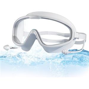 Ruwshuuk Occhialini da nuoto per adulti, occhiali da piscina | Vista ampia contro gli occhiali anti-buccia - Occhiali professionali per sport acquatici, anti UV, senza perdite, per donne